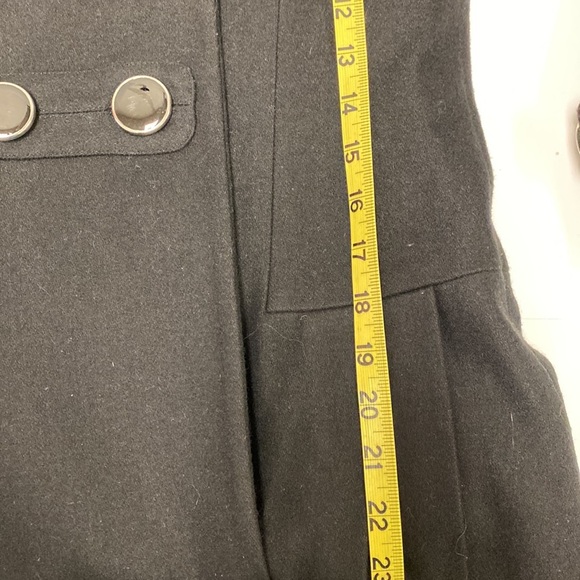 Sugarfly Girls Black Wool Coat - Picture 9 of 10